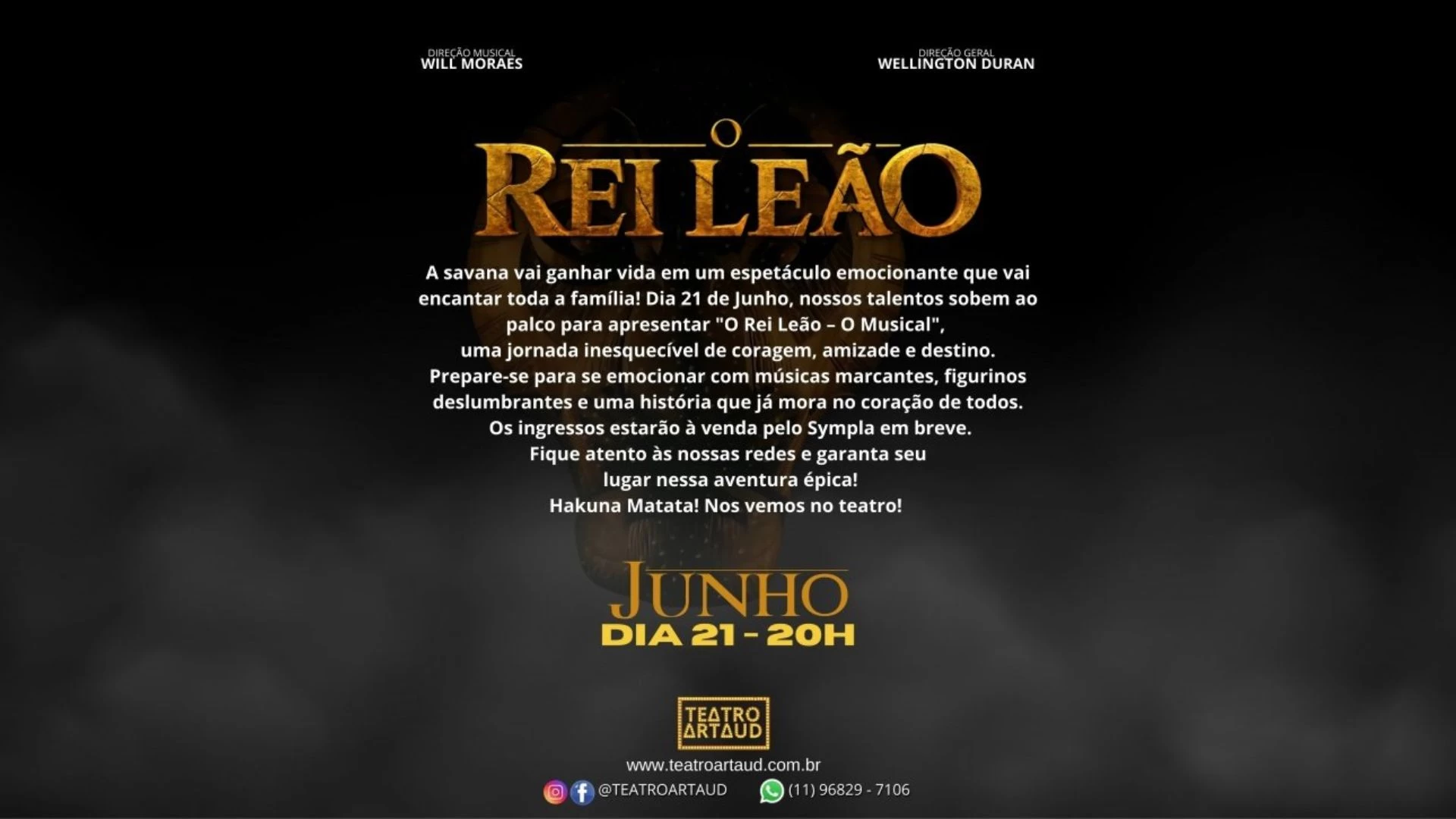  O Rei Leão – O Musical